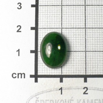 Světlý nefrit,kabošonek 12x16mm č.13| šperkové-kameny.cz