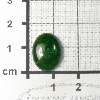 Světlý nefrit,kabošonek 12x16mm č.19| šperkové-kameny.cz