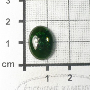 Světlý nefrit,kabošonek 12x16mm č.21| šperkové-kameny.cz