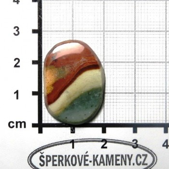 Polychromní jaspis , destička - P4 | www.sperkove-kameny.cz