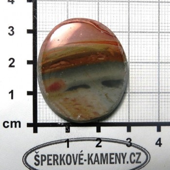 Polychromní jaspis , destička - P6 | www.sperkove-kameny.cz