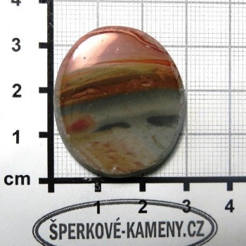 Polychrome jasper, plate - P6 | www.sperkove-kameny.cz