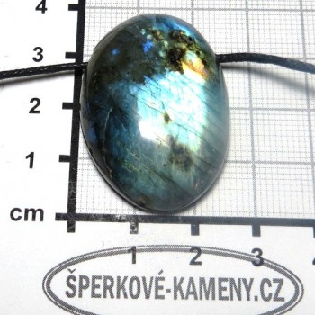 Labradorit, přívěsek P4 | www.sperkove-kameny.cz