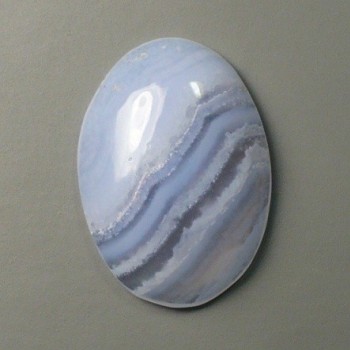 Blue chalcedony Malawi, cabochon no.22 | www.sperkove-kameny.cz