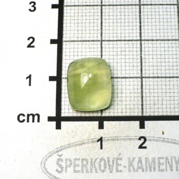 Prehnit  De Luxe,kabošon  č.29| šperkové-kameny.cz