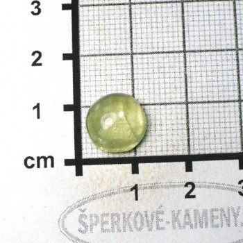 Prehnit  De Luxe,kabošon  č.39| šperkové-kameny.cz