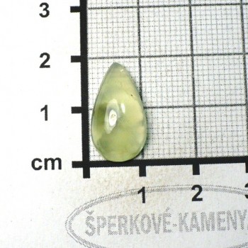 Prehnit  De Luxe,kabošon  č.40| šperkové-kameny.cz