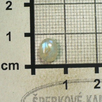 Duhový měsíční kámen, minikabošonek č.16| www.sperkove-kameny.cz