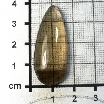 Záhněda super-bublinkatá Ukrajina kabošon č.14| šperkové-kameny.cz