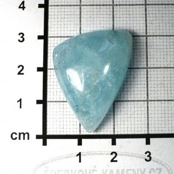 Modrý topaz, kabošon č.7| šperkové-kameny.cz