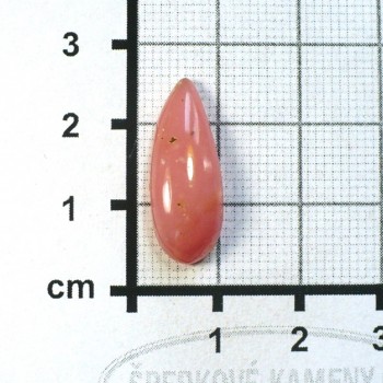Růžový opál Peru, kabošon č.18 | www.sperkove-kameny.cz