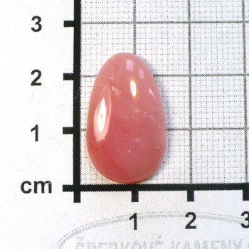 Růžový opál Peru, kabošon č.21 | www.sperkove-kameny.cz