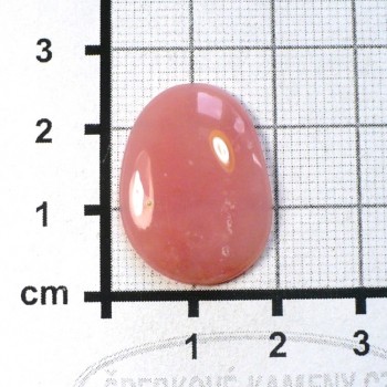 Růžový opál Peru, kabošon č.23 | www.sperkove-kameny.cz