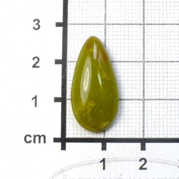 Žlutozelený opál, Tanzánie, kabošon č.3|sperkove-kameny.cz