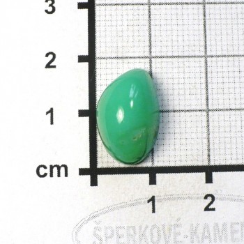 Chrysopras ,kabošon-top kvalita č.3| šperkové-kameny.cz