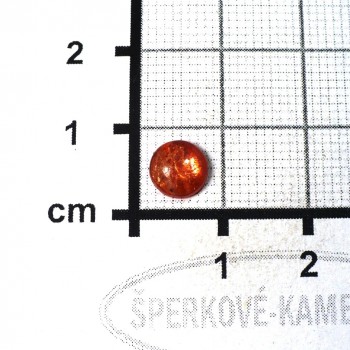 Sluneční kámen extratřpytivý - kabošon  č.A5 | www.sperkove-kameny.cz