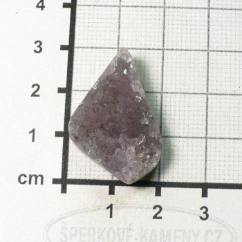 Ametysová drůzka, natur kabošon č.35| šperkové-kameny.cz