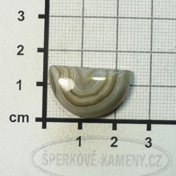 Krajkový achát,  kabošon č. A17 | www.sperkove-kameny.cz