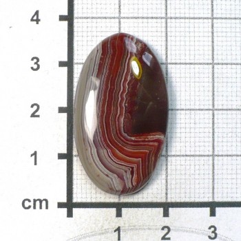Pravý sardonyx , Mexiko, kabošon č. A1 | šperkové-kameny.cz