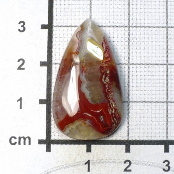Pravý sardonyx ,Mexiko,  kabošon č. A2 | šperkové-kameny.cz
