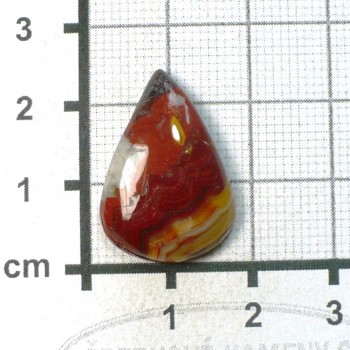 Pravý sardonyx ,Mexiko,  kabošon č. A4 | šperkové-kameny.cz