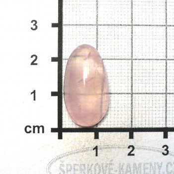 Růženín,  kabošon, Madagaskar , č.10| šperkové-kameny.cz
