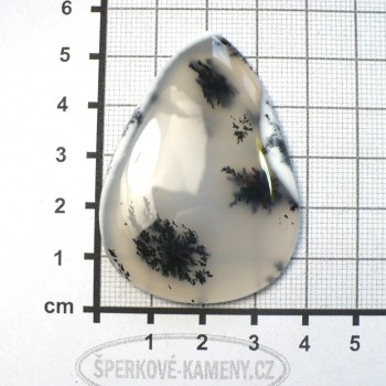 Dendritický opál, De luxe, kabošon č.13 | www.sperkove-kameny.cz
