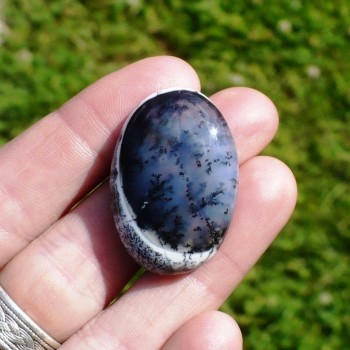Dendritický opál, De luxe, kabošon č.18 | www.sperkove-kameny.cz