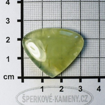 Prehnit  De Luxe, velký kabošon  č.A11| šperkové-kameny.cz