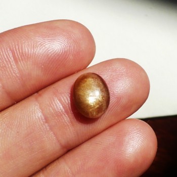 sluneční kámen , kabošon 10x8mm, č.1 | www.sperkove-kameny.cz