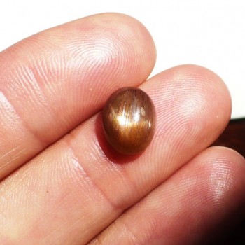 sluneční kámen , kabošon 10x8mm, č.2 | www.sperkove-kameny.cz