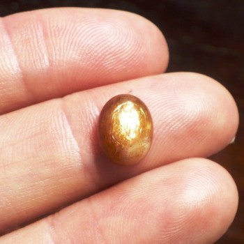 sluneční kámen , kabošon 10x8mm, č.12| www.sperkove-kameny.cz
