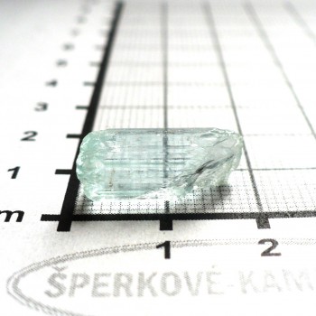 Akvamarín,Pákistán, surový krystal č. 3 | www.sperkove-kameny.cz