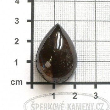 Záhněda , Ukrajina kabošon č.37| šperkové-kameny.cz