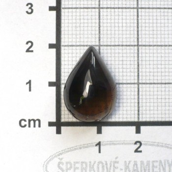 Záhněda , Ukrajina kabošon č.40| šperkové-kameny.cz