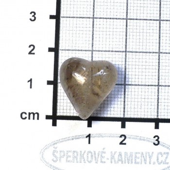 Záhněda , Ukrajina , oboustranné srdíčko č. 4| šperkové-kameny.cz