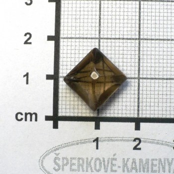 Záhněda , Ukrajina, kabošon á la fazeta č.13| šperkové-kameny.cz