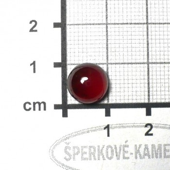 Rudý granát hesonit extra ,Tanzánie ,kabošon č.10 | www.sperkove-kameny.cz