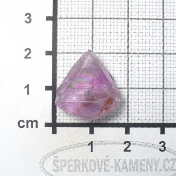 Fialkový fluorit surový, vrtaný č. A1| šperkové-kameny.cz