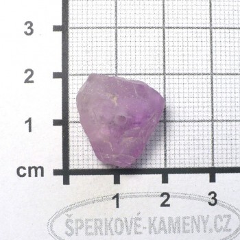 Fialkový fluorit surový, vrtaný č. A5| šperkové-kameny.cz