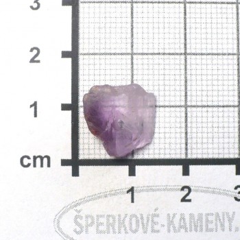 Fialkový fluorit surový, vrtaný č. A11| šperkové-kameny.cz