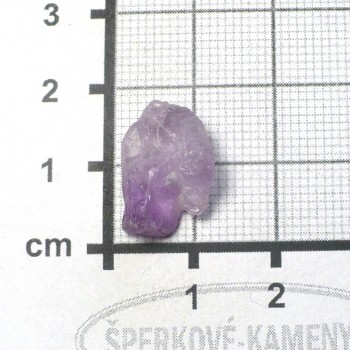 Fialkový fluorit surový, vrtaný č. A15| šperkové-kameny.cz