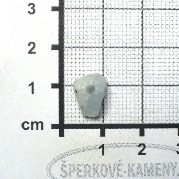 Akvamarín, světlý,surový, vrtaný č.14| šperkové-kameny.cz