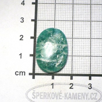 Amazonit , Rusko, kabošon č.33| www.sperkove-kameny.cz