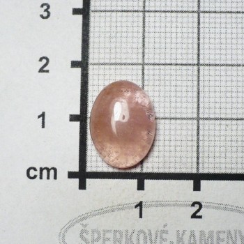 Morganit ,Madagaskar, kabošon č.4 | šperkové-kameny.cz