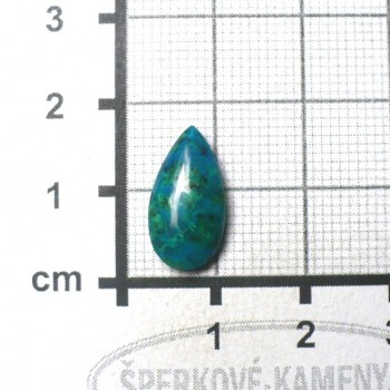 Chryzokol, kabošon č.A1 | šperkové-kameny.cz