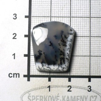 Dendritický opál, De luxe, kabošon č.42 | www.sperkove-kameny.cz