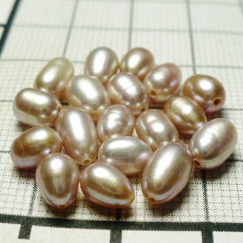 Říční perla,8 mm, lila , 18 ks| šperkové-kameny.cz
