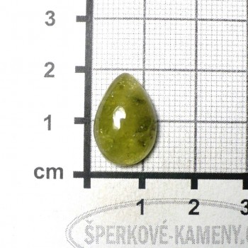 Mali grosulár, granát, kabošon č.9| šperkové-kameny.cz