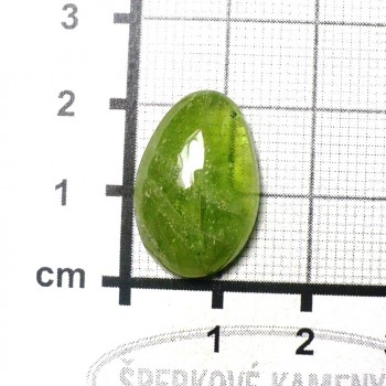 Olivín, Pákistán,kabošon č.20| šperkové-kameny.cz